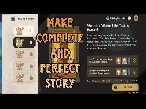 "Wanmin : Where Life Tastes Better!" Reel Ad-Venture || Easy guide to get all 80 Primogems