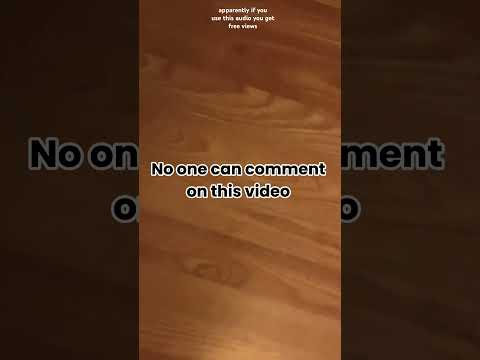You can’t comment on this video