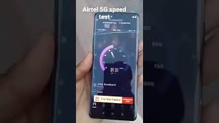 Airtel 5G Speed Test #shorts #airtel5g #5ginIndia