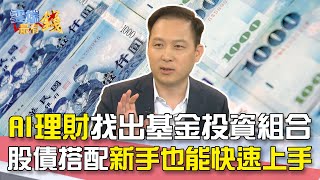 AI理財找出基金投資組合 股債搭配 新手也能快速上手｜雲端最有錢EP120精華