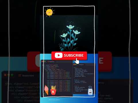 Flower AnimationFollow for more💡🌐🚀#webdevelopement #shorts #viralreels #viralvideo #programming