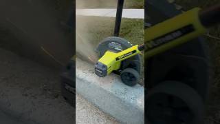 Ryobi hedge trimmer after blade replacement! It does make a great difference!!! #ryobi #edger #diy