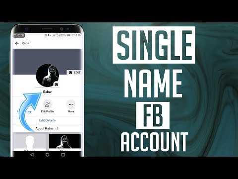 How to Remove Last Name On Facebook 🔥 | How to Make Single Name On Facebook | English