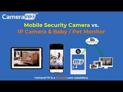 Mobile Security Camera vs IP Camera & Baby Monitor: Use Phone/Tablet as IP Camera & Baby/Pet Monitor