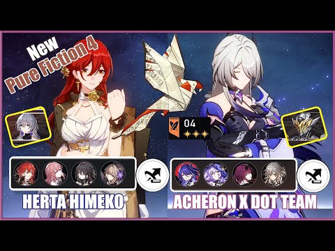 Pure fiction 4 - Himeko Herta Acheron Team - Honkai Star Rail 2.1