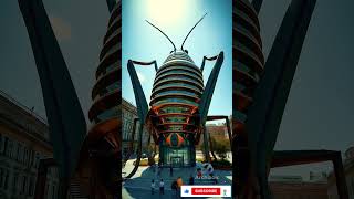 When crickets become buildings #shorts #building #ai