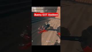 Bunny GOT Stabbed Warzone 2.0 #shorts #gamingtech