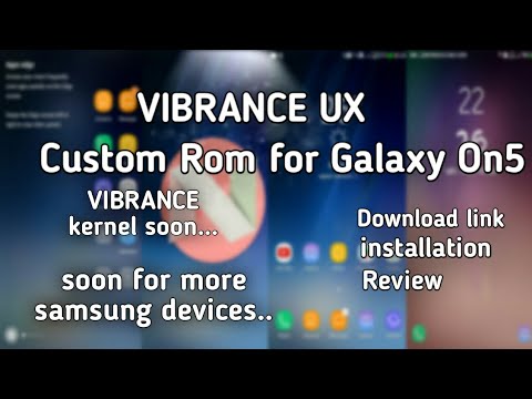 Vibrance UX for Galaxy On5 Installation|Advance Aroma| | Ankush Singh Gandhi |