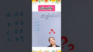 Simplifying algebraic expression #shorts #maths #simplify #algebra #radicalexpression #olympaid #ssc