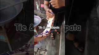 Tie n dye for client dress matching | this offer is for locals 208 chak road people Faisalabad too