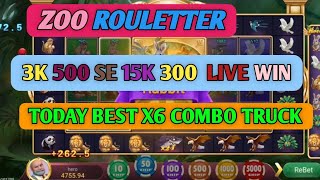 Zoo roulette today best trick, Zoo Roulette X6 Combo trick, Zoo roulette live trick #techplussk3.0