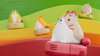 TOBOGANES ¡MIAU! 🐱 Aprende a contar 🌈 Pim Pam Pino
