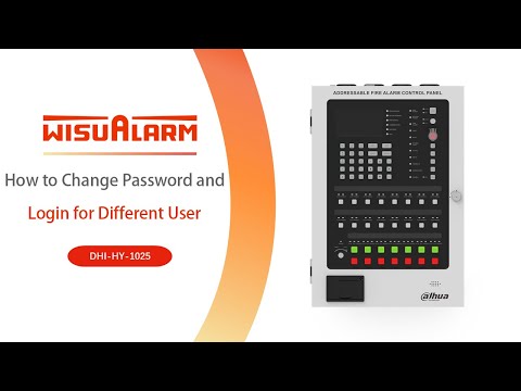 Change Password and Login for Different Users | How to | Wisualarm