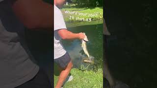 Biggest gets 📌 #jesus #godfirst #fishing #bass #trending #fyp #viralvideo #popular #funny #memes