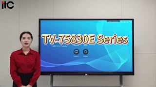 itc education integrated flat panel TV-75830E