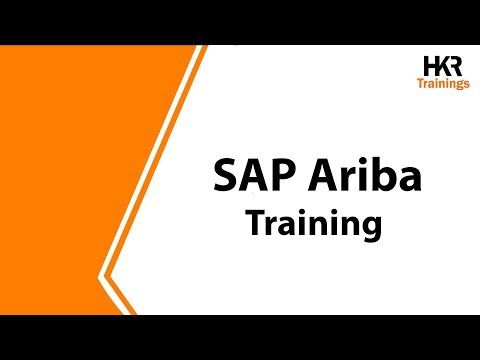 SAP Ariba Training | SAP Ariba Certification Course Online | Overview of SAP Ariba - HKR Trainings