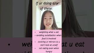 If ur doing any of these - stop pls #eatingdisorderawareness #selfawareness #takecareofyourhealth