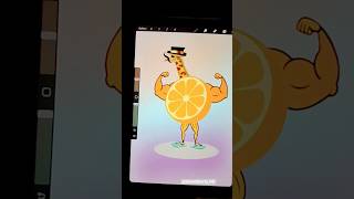 🦒+🍊+🎩=❓️emoji mixing ganganzelli trulala #procreate #memes #emojichallenge #shorts #emojigame