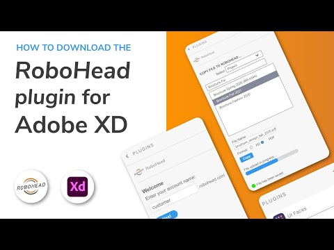 How-to install the RoboHead plugin for Adobe XD.