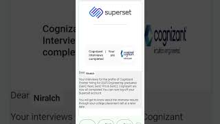 Cognizant Interview Completed! | 2025 Fresher Update via Superset | Offcampus| Virtual Interview