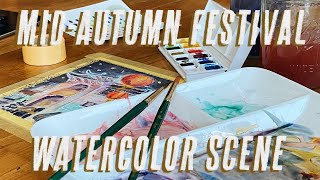 Painting a Mid-Autumn Festival Scene 🍂