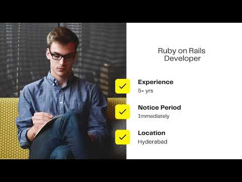 We are hiring for Ruby on Rails Developer #rubyonrailsjob
