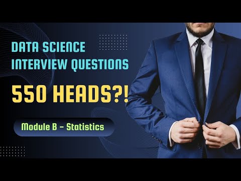 550 Heads?! | Data Science Interview Questions | Statistics #hypothesistesting #datascience