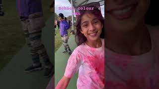 School colour run event #music #live #song #dance #flexible #fypシ #colourrun