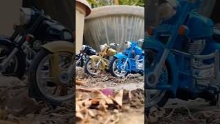4 Scale Model Royal Enfield Bullet 500 Classic 500 Himalayan 500 Diecast Offroading miniature stunt