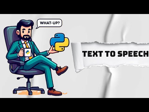 How to create a text to speech engine in python#python