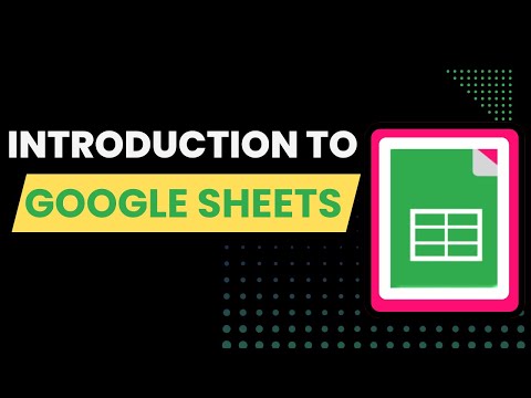 Introduction to google sheets