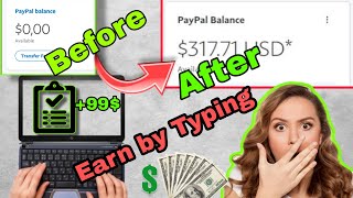 Get Paid $60 Per Hour Typing Online (FREE)! | ONLINE TYPING JOBS - How to Make Money Online