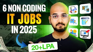6 Non Coding IT Jobs in 2025 [upto 20LPA]🤯 | in Tamil | Thoufiq M