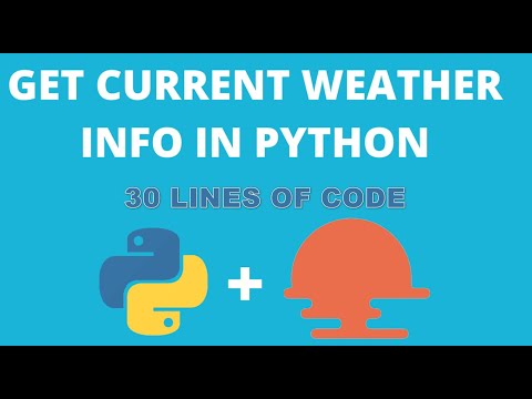 2 Easy Steps to Get the Current Weather Using Python In 5 Minutes! (Python script) #shorts