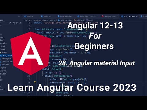 Class 25: Angular material input| Angular Tutorial For Beginners in Hindi 2023
