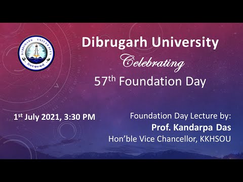 57th Foundation Day Lecture