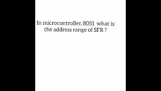 8051 microcontroller mcq quiz #YouTube #shots #shorts