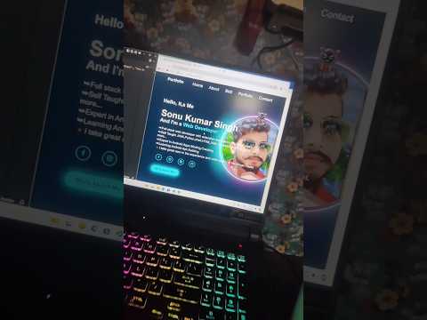 Personal Portfolio, Responsive Portfolio HTML CSS #web #html #css3