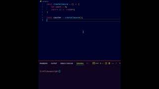Master Closures in JavaScript: Return a Function Inside a Function #coding #shorts #theroxycoder