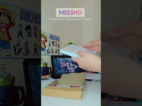 Found this pinteresty pastel highlighter set on meesho under150 #meesho #stationeryhaul #shorts