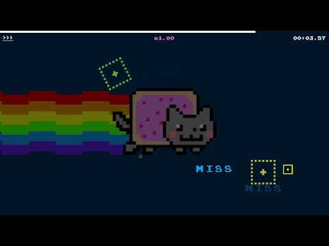 Nyan Catの音ゲーで遊ぶだけ