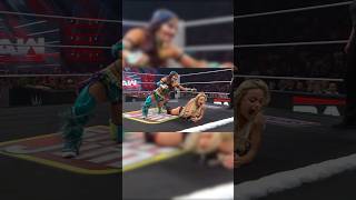 LIV Morgan Shoulder Injury on WWE RAW #livmorgan #wweraw #shorts #kairisane #peacocktv #netflix #wwe
