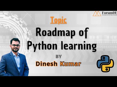 Roadmap of Python Learning detailed explained By Mr. Dinesh Kumar #pythonprogramming #python