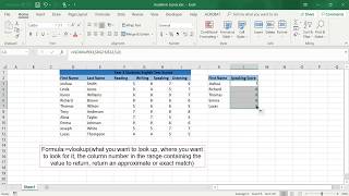 How to do vlookup in Excel
