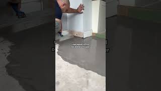 Why your floor needs self levelling