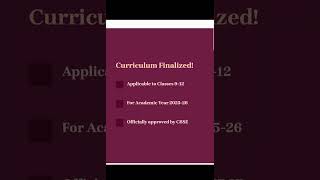 CBSE 2025-26Curriculum Update I Everything Teachers &Student must know #cbseupdates #cbse