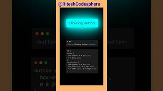 Cool Button Lightning Effect Using Html And Css😎🔥 #shorts #shortsfeed #youtubeshorts #coding