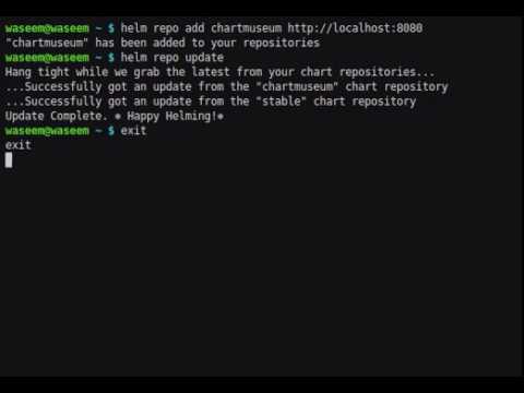 03 - Configuring ChartMuseum with Helm
