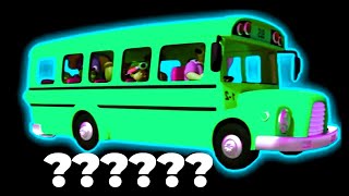 Wheels on the Bus CoComelon Sound Variations in 54 seconds