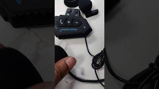 Unboxing Bluetooth wireless earphones for helmets while riding bikes. #earphones #wirelessheadphone